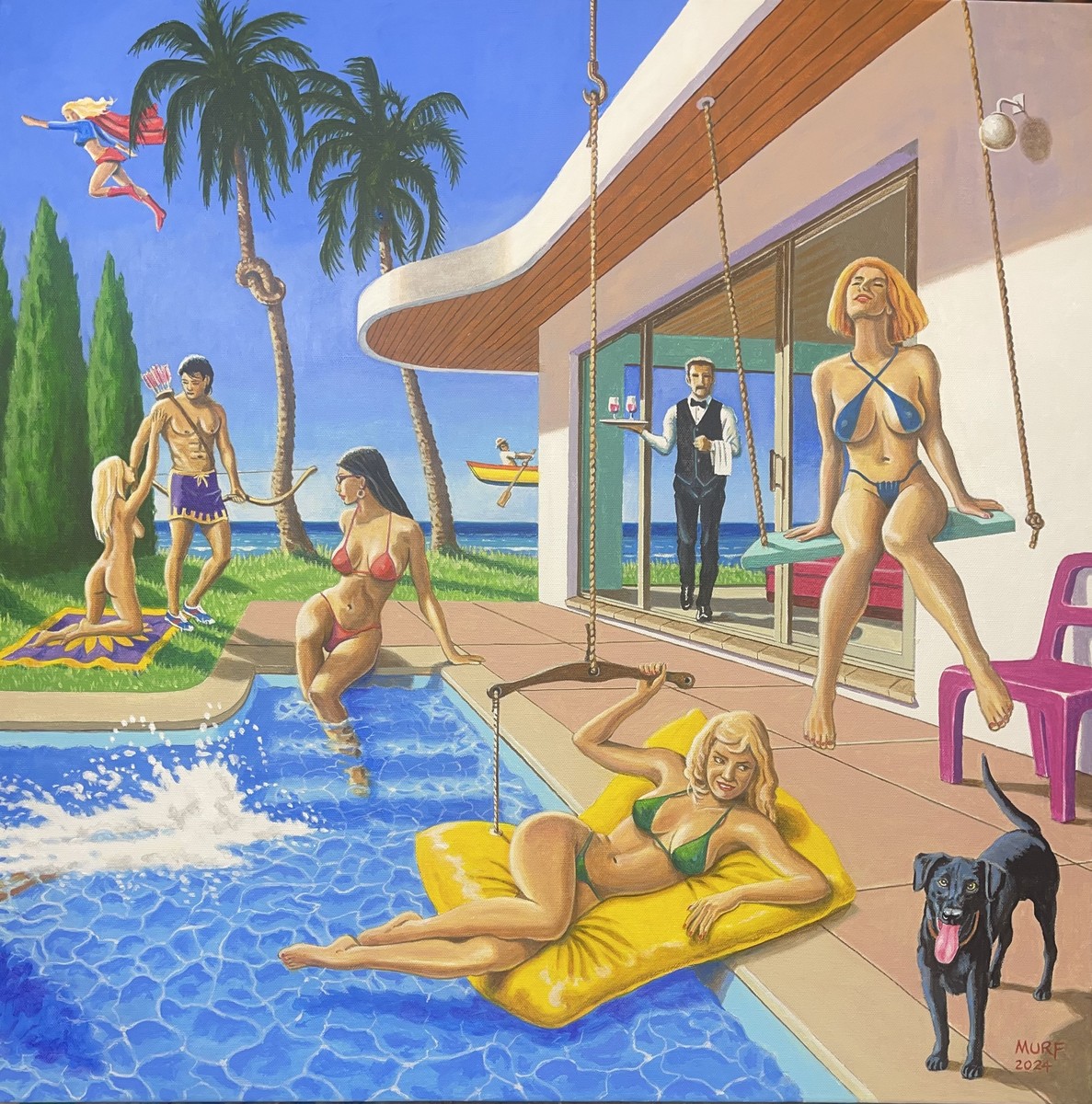 Aphrodite Pleading with Adonis not to go on the Hunt