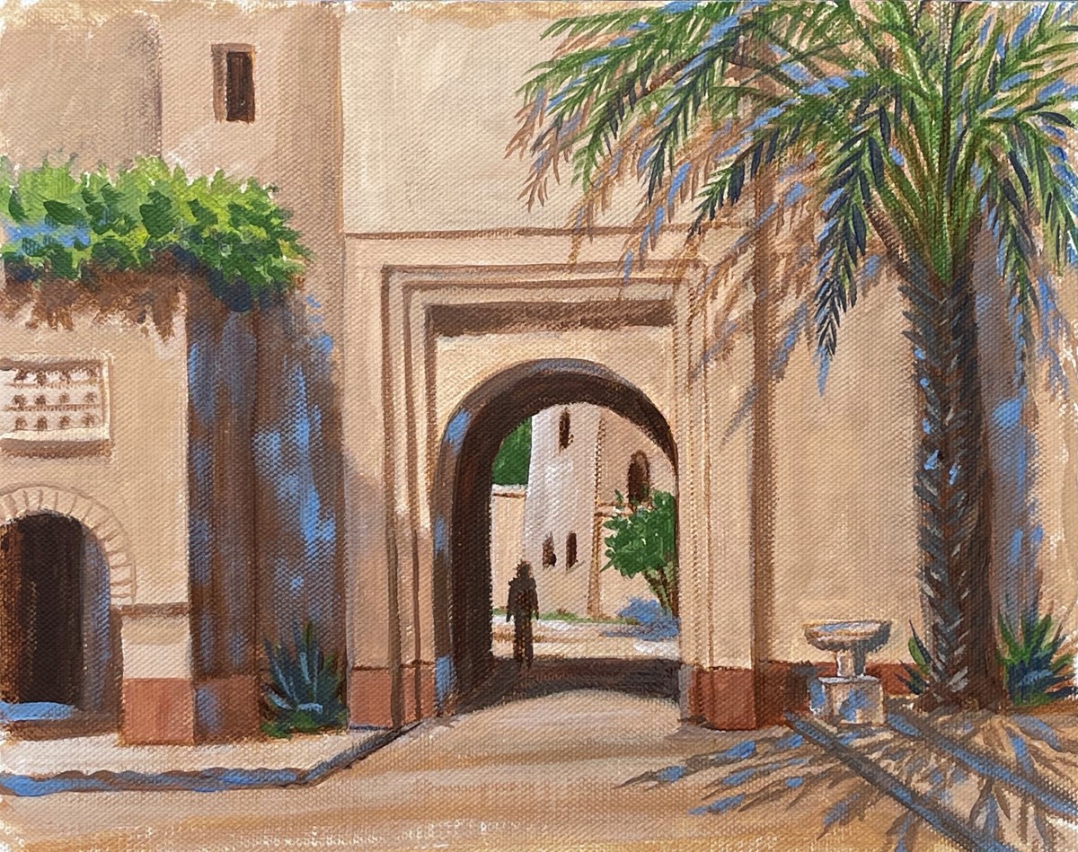 Taghazout Courtyard, Morocco