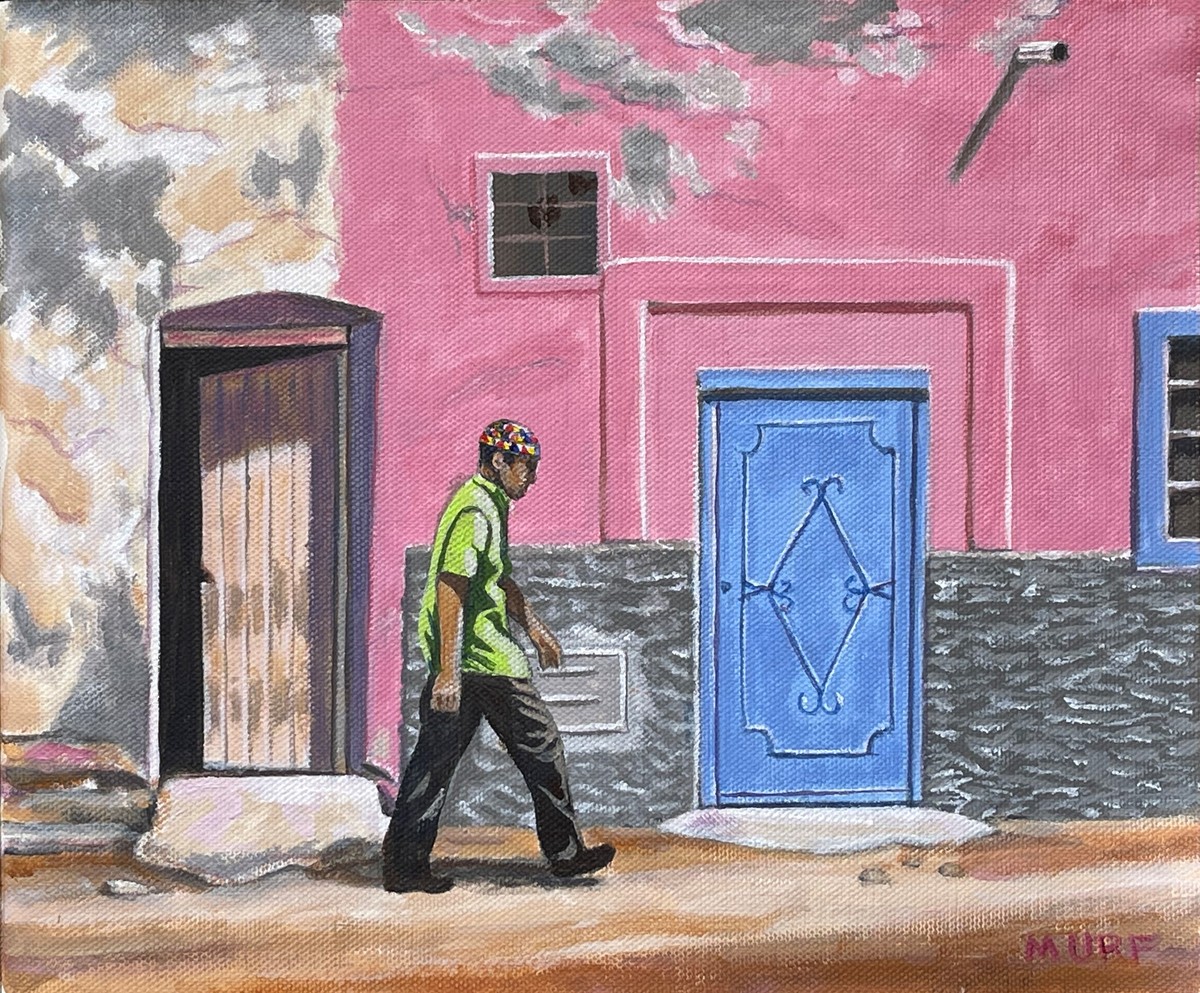 Taghazout street scene-Morocco-Plein Air